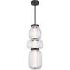 Cordel LED 9.5 inch Dark Matte Black Mini Pendant Ceiling Light