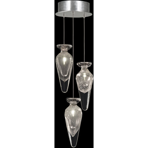 Essence 3 Light 8.5 inch Silver Pendant Ceiling Light