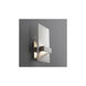 Vela LED 7 inch Satin Nickel Sconce Wall Light