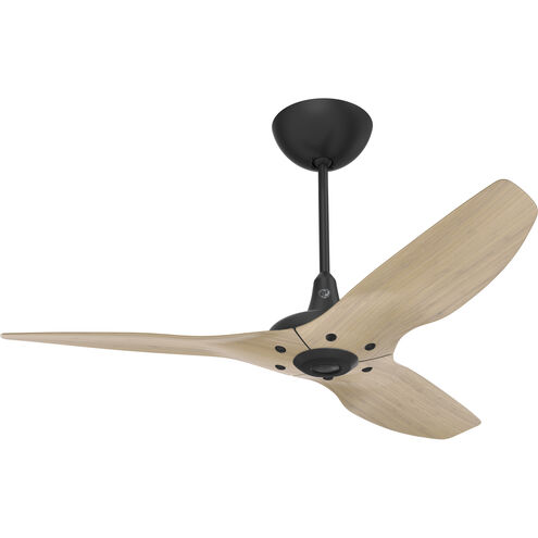 Haiku 52 inch Black with Natural Bamboo Blades Ceiling Fan
