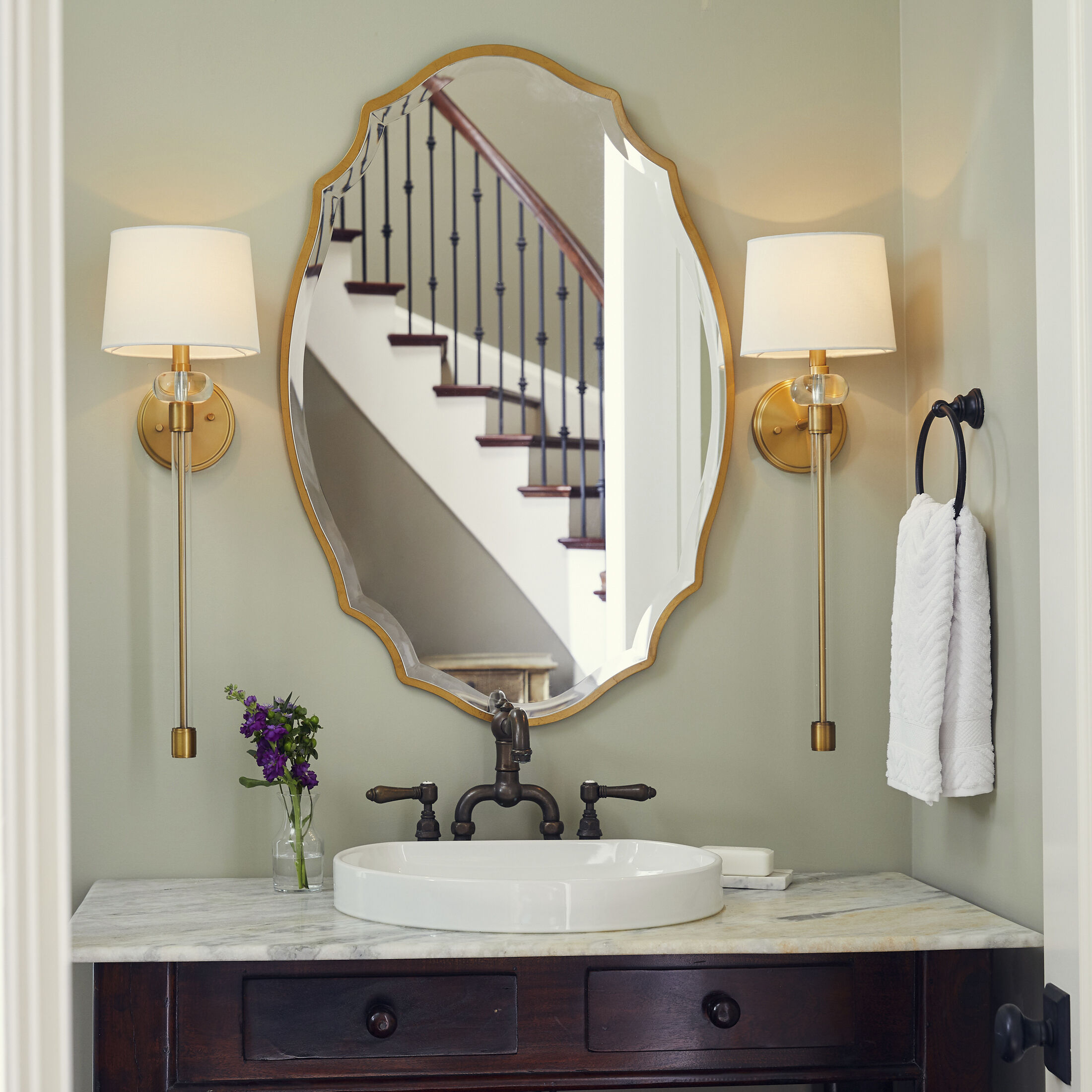 Barbour 1 Light 8 inch Weathered Brass Wall Sconce Wall Light