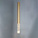 Diaphane LED 1.5 inch Gold Single Pendant Ceiling Light
