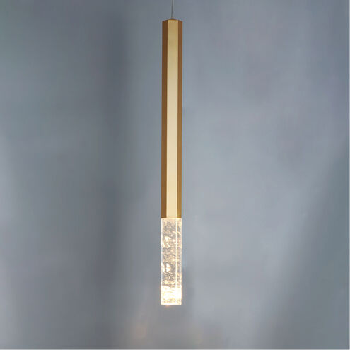 Diaphane LED 1.5 inch Gold Single Pendant Ceiling Light