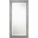 Tulare 48 X 24 inch Metallic Silver with Light Gray Wash Wall Mirror