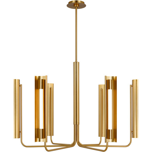 Kelly by Kelly Wearstler Carson LED 36.13 inch Burnished Brass Chandelier Ceiling Light