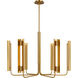 Kelly by Kelly Wearstler Carson LED 36.13 inch Burnished Brass Chandelier Ceiling Light