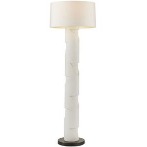 Cristiano 150 watt Ivory Floor Lamp Portable Light
