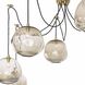 Molten Spider 6 Light 48 inch Natural Brass Chandelier Ceiling Light, Large