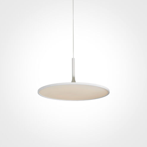 Salm 17 inch White Pendant/Chandelier Ceiling Light