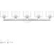 Bernardino 5 Light 44 inch Polished Chrome Vanity Wall Sconce Wall Light