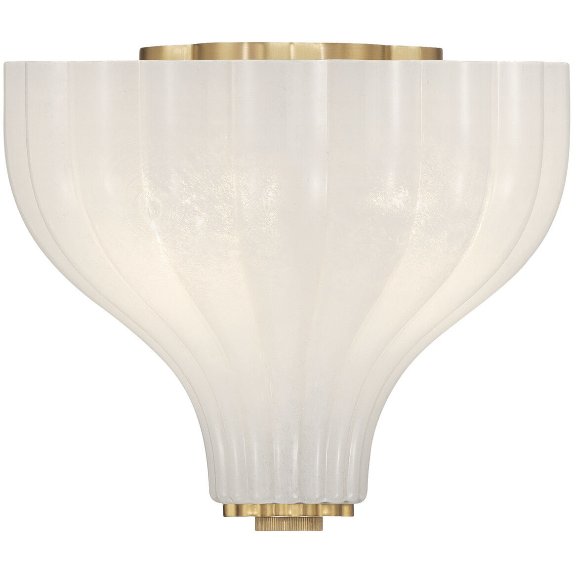 Layton 3 Light 9.75 inch Luxe Gold Semi Flush Ceiling Light
