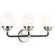 Ian K. Fowler Cafe 3 Light 21.75 inch Bathroom Vanity Light