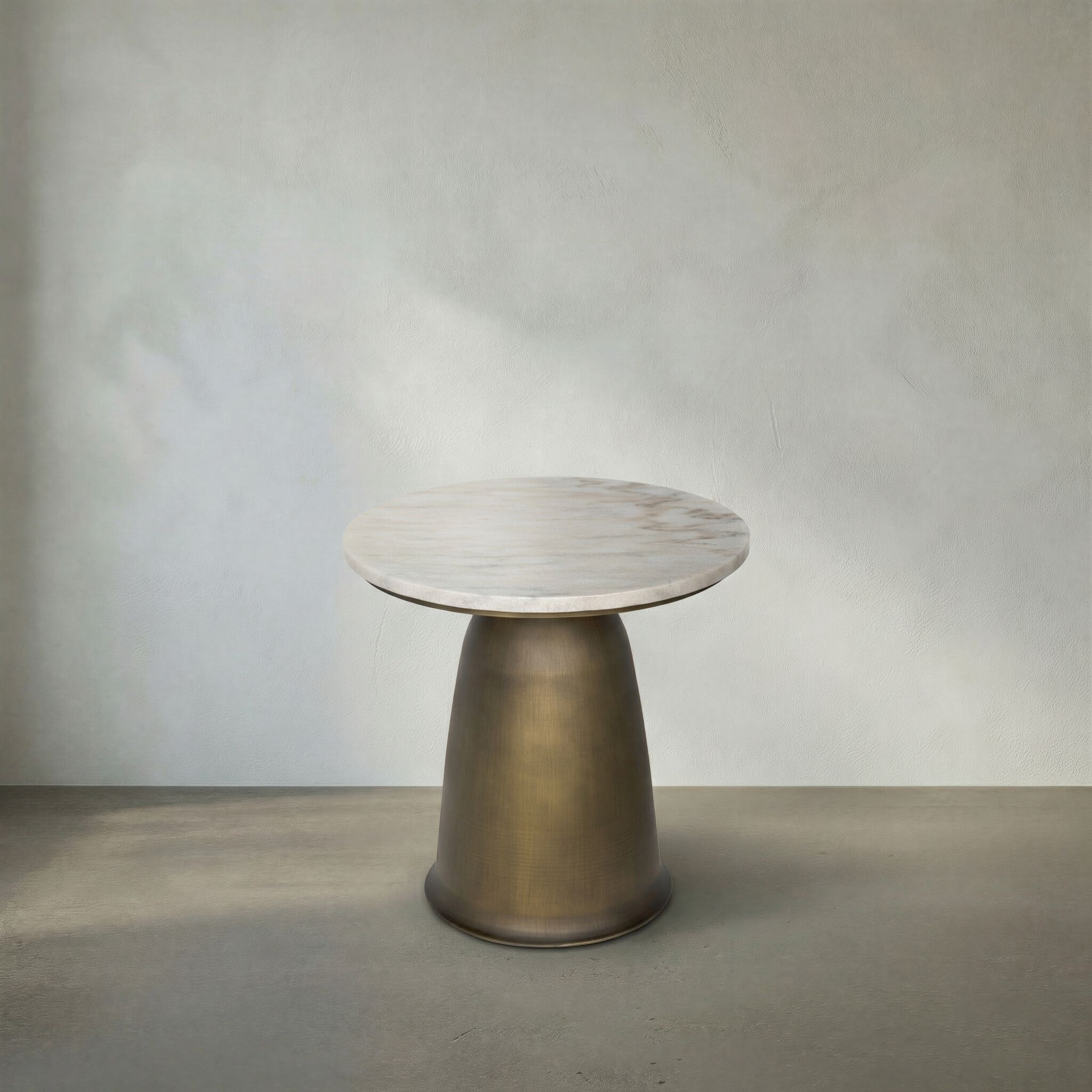 Aiden 18 X 18 inch Aged Brass Side Table