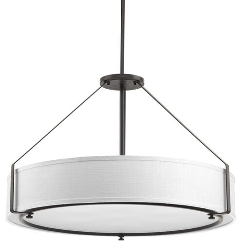 Ratio 6 Light Antique Bronze Pendant Ceiling Light, Design Series