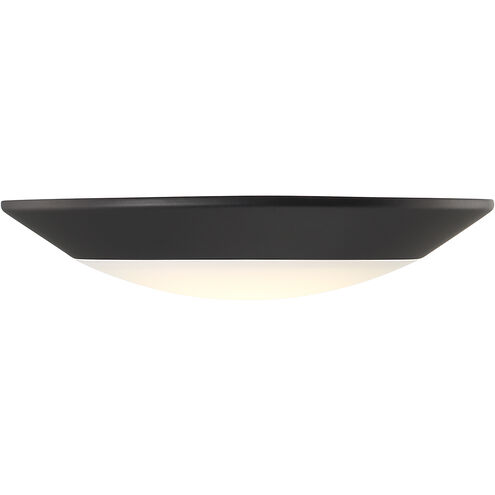 Stella 120V LED 9.37 inch Matte Black Disc Light