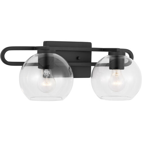 Codyn 2 Light 19.75 inch Midnight Black Bath Vanity Wall Light