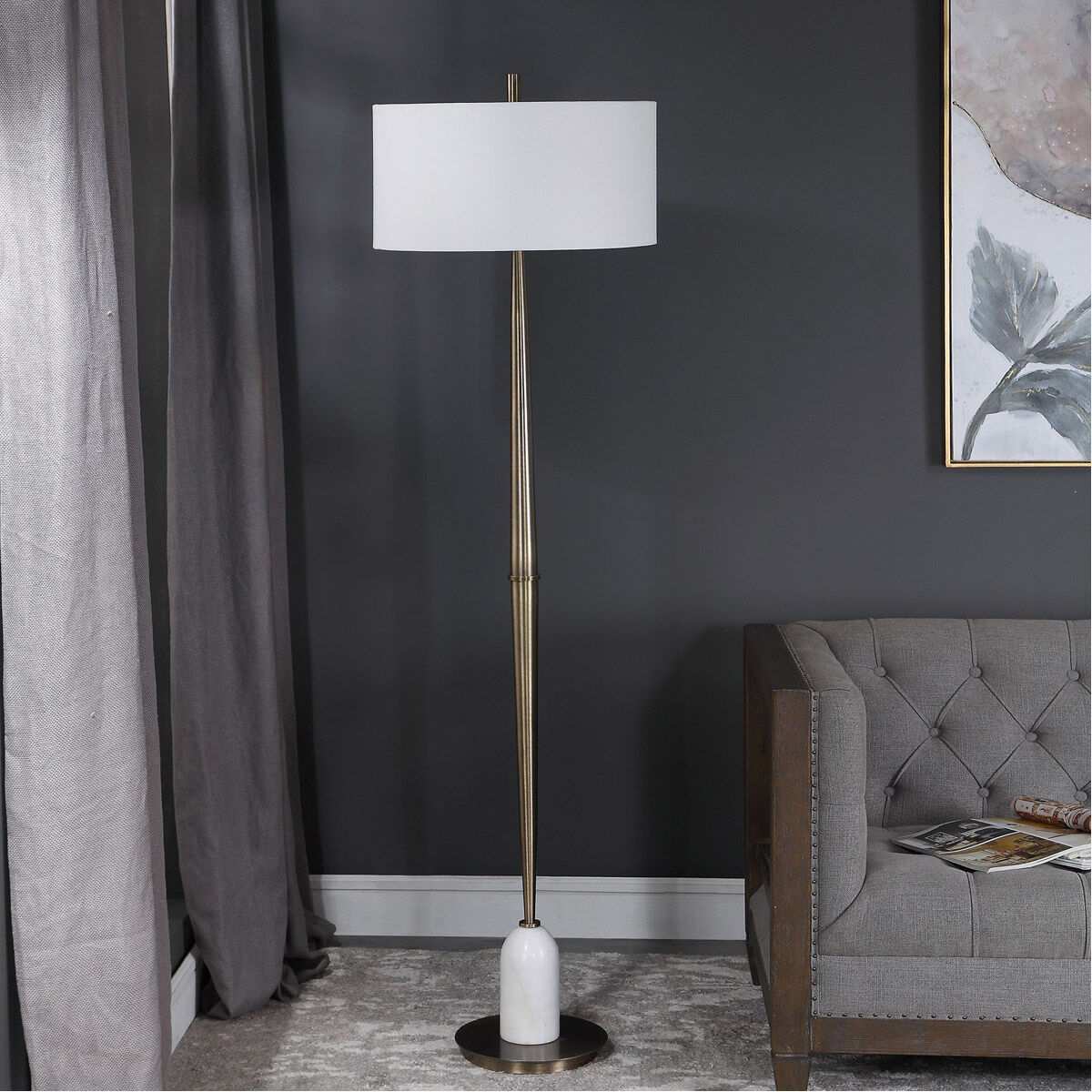 Minette 71 inch 150 watt Floor Lamp Portable Light