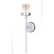Levanto LED 21.5 inch Painted Satin Nickel Outdoor Wall