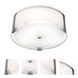 Tara LED 14 inch Brushed Steel Flush Mount Ceiling Light