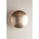 Libra LED 11 inch Silver Leaf Wall Sconce Wall Light