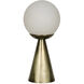 Merle 26.5 inch 40.00 watt Antique Brass Table Lamp Portable Light