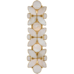 kate spade new york Lloyd LED 7.25 inch Soft Brass Sconce Wall Light in Alabaster