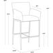 Gesa 43.5 inch Polo Club Stone Barstool