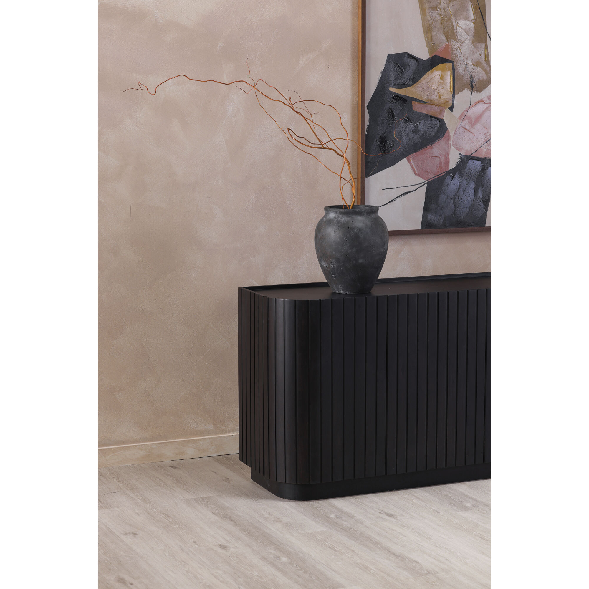 Povera 72 X 18 inch Black Sideboard
