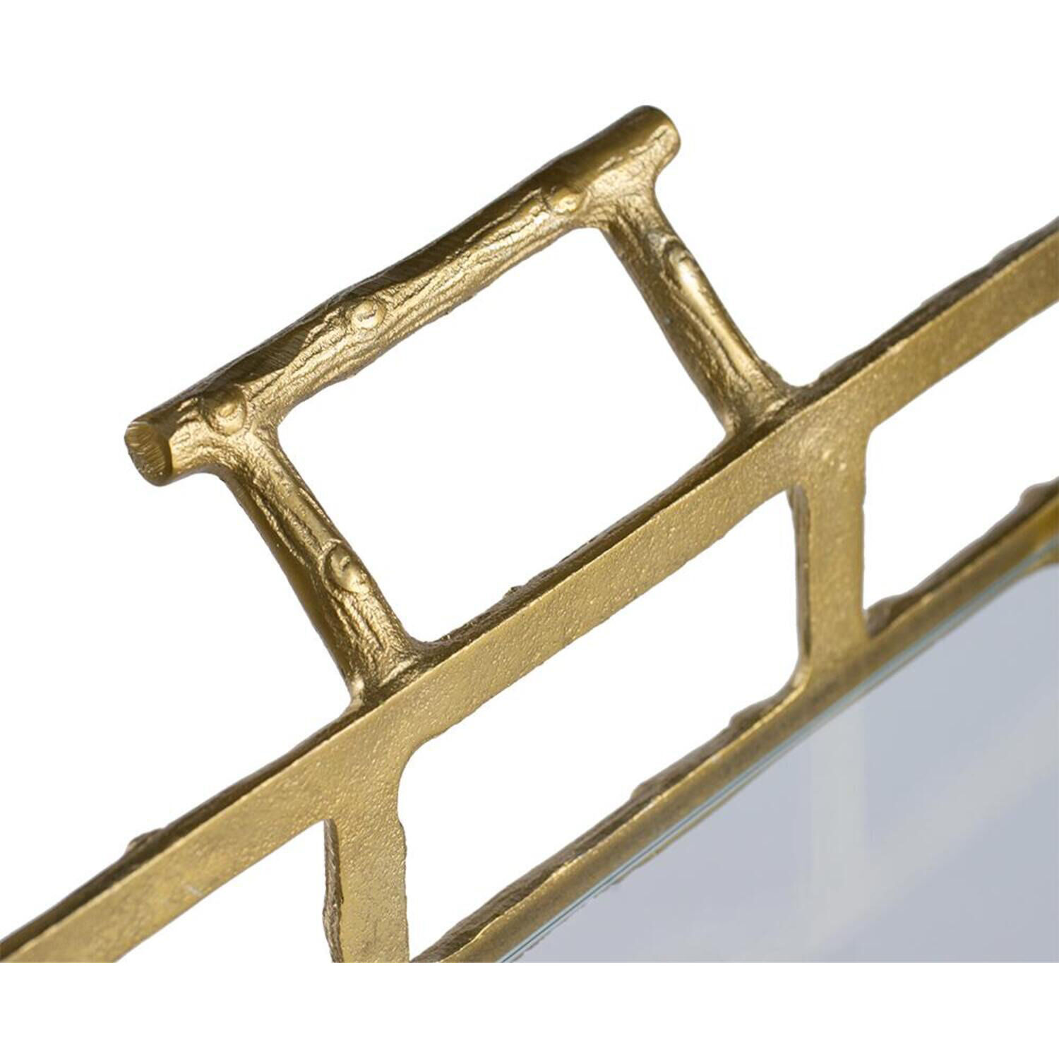 Twig Brass Antique Bar Cart