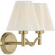 Rosa 2 Light 17 inch Noble Brass Bathroom Vanity Light Wall Light