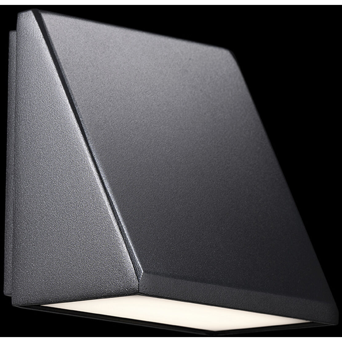 Flue 1 Light 5.5 inch Black Outdoor Wall Light in 3500K