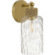 Baltic 1 Light 4.75 inch Brushed Gold Wall Sconce Wall Light