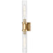 Beau Wall Sconce Wall Light in Rubbed Brass