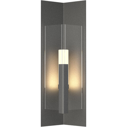 Summit 1 Light 27.3 inch Natural Iron Outdoor Sconce in Clear, Medium
