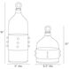 Hancock 10 inch Decanters, Set of 2