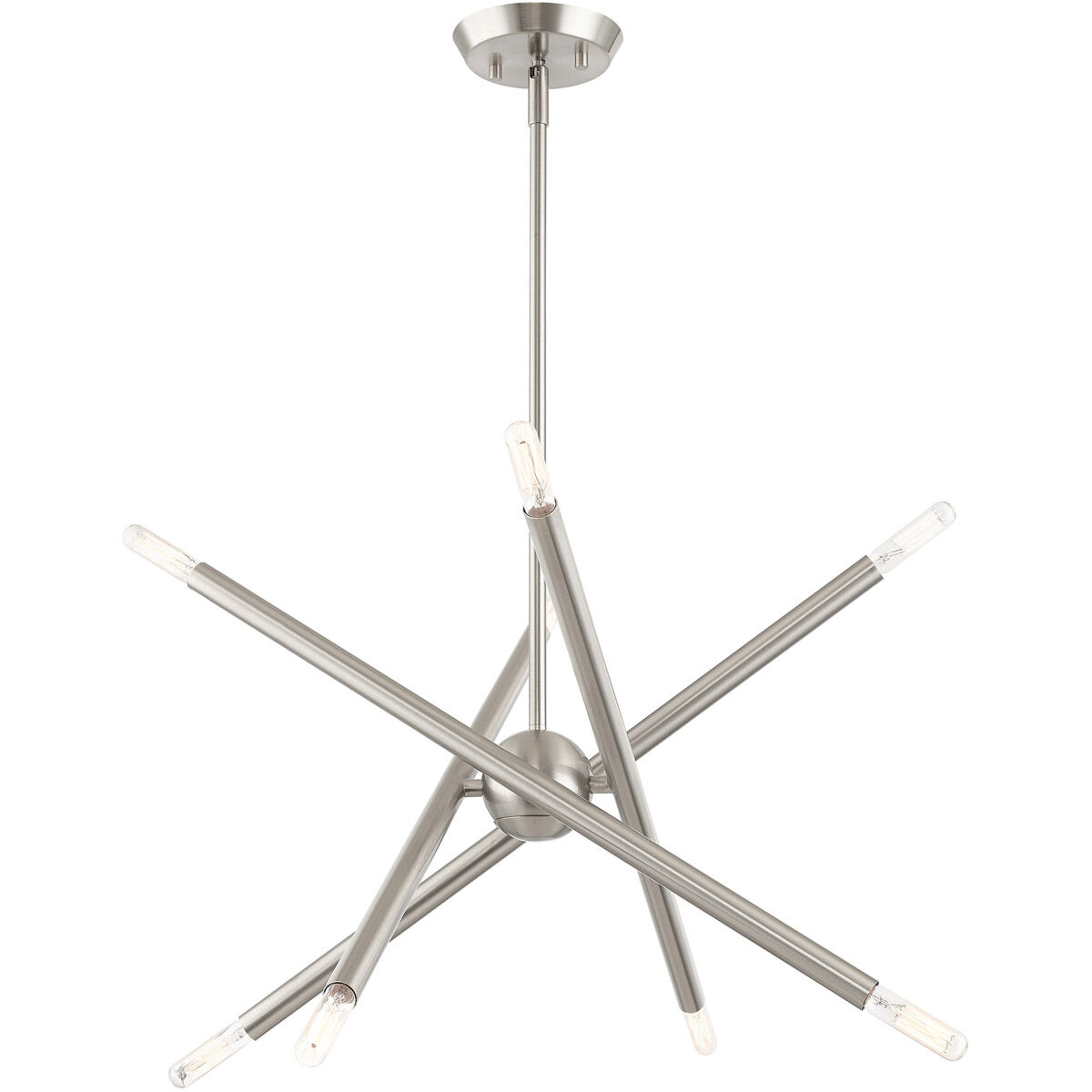 Soho 8 Light 20 inch Brushed Nickel Chandelier Ceiling Light