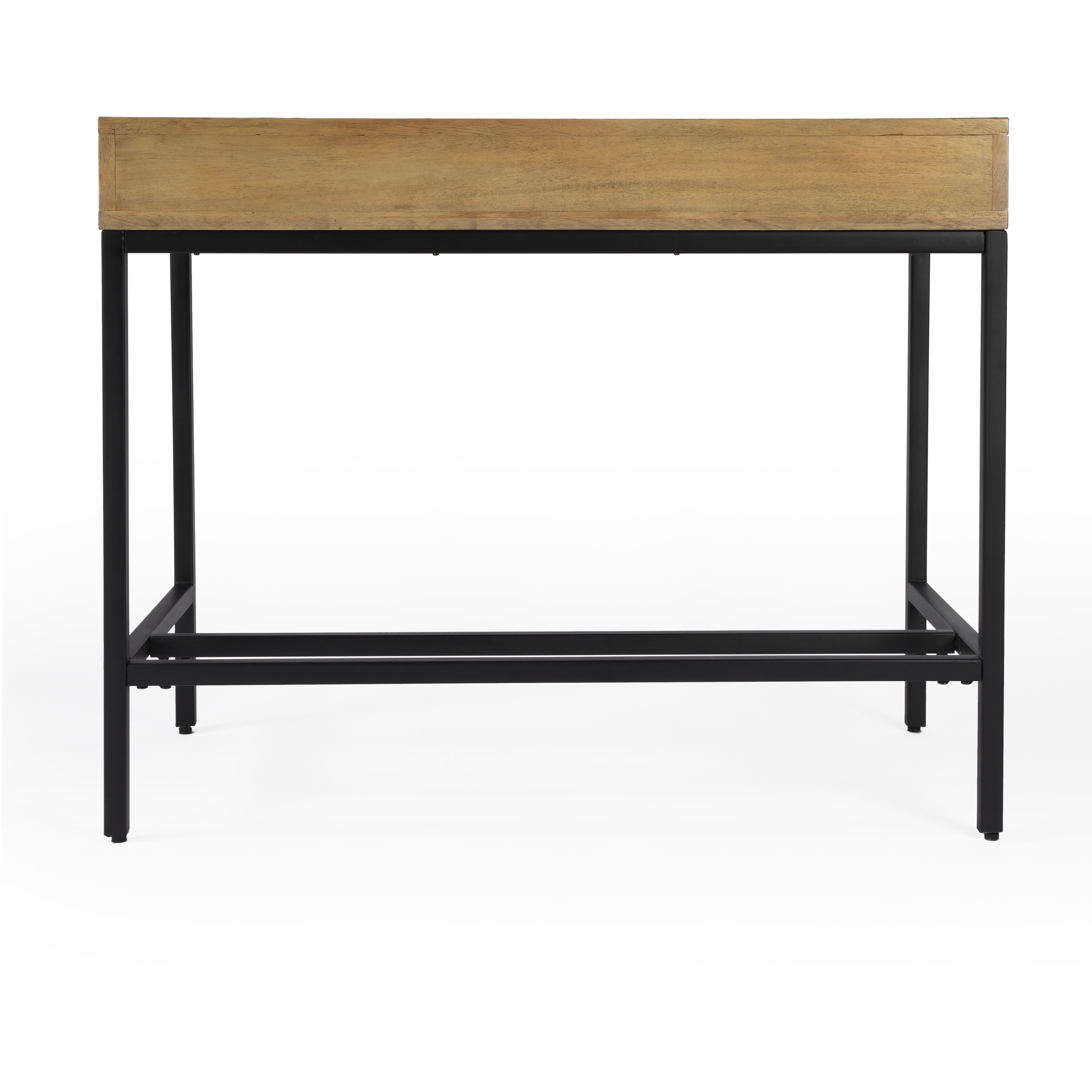 Hans 2-Drawer Writing Desk in Light Brown