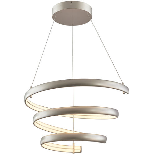 Sling LED 31.5 inch Titanium Silver Pendant Ceiling Light