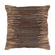 Gleeson 20 X 20 inch Dark Brown Pillow Kit, Square