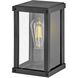 Beckham Outdoor Wall Mount Lantern in Aged Zinc