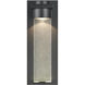 Amster LED 15.25 inch Powder Coated Black Outdoor Wall Sconce