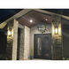 Rhodes Outdoor Wall Mount Lantern in Warm Bronze