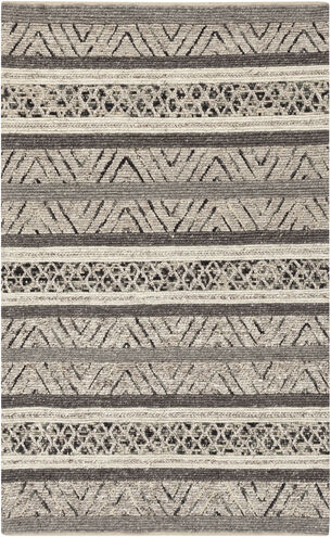 Nico 36 X 24 inch Charcoal Rug in 2 x 3, Rectangle