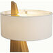 Obelisk 29 inch 22 watt Natural Ash Table Lamp Portable Light
