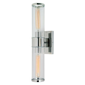 Gramercy 2 Light 5 inch Polished Nickel Wall Sconce Wall Light