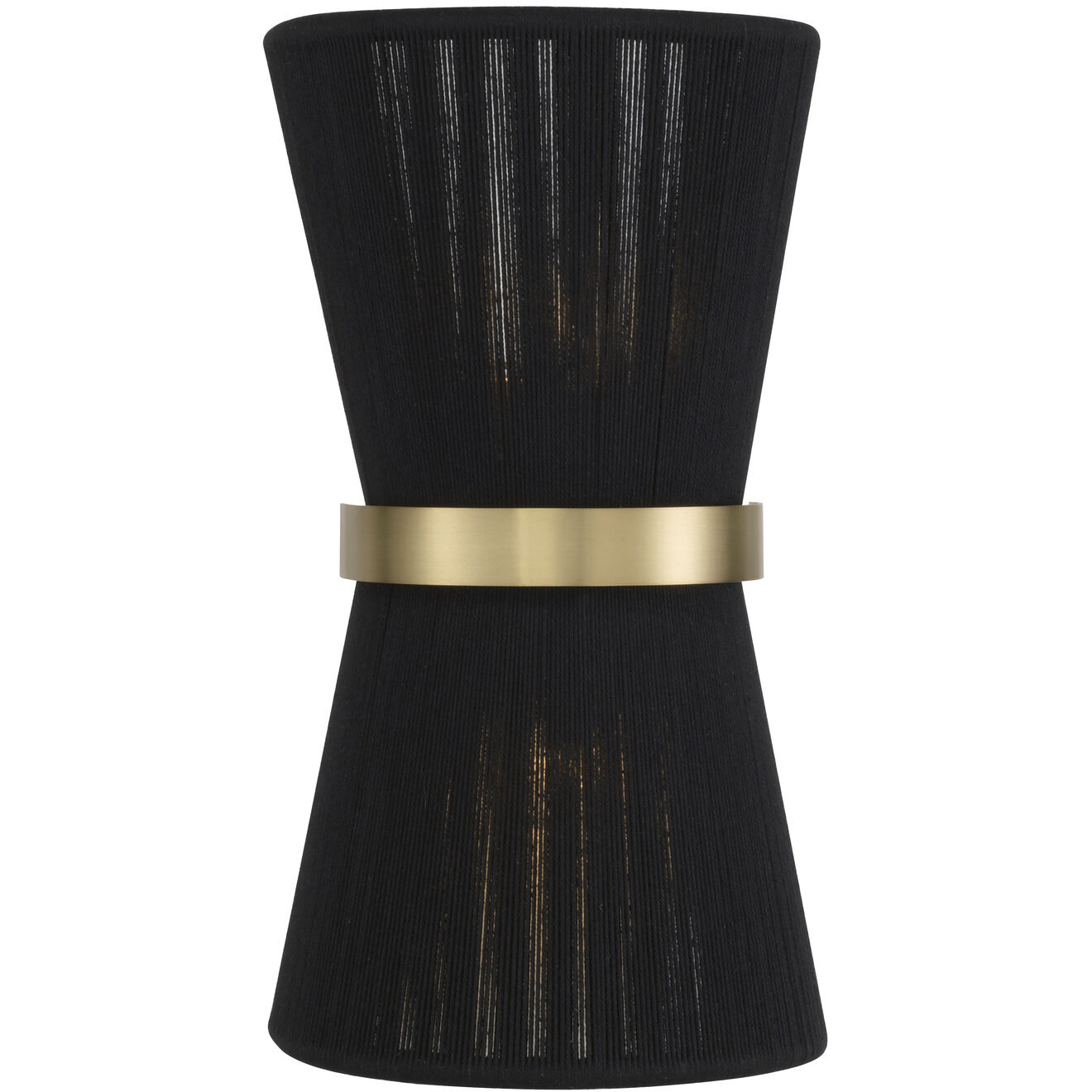 Cecilia 2 Light 8.75 inch Black Rope and Patinaed Brass Sconce Wall Light