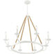 Lanton 8 Light 34 inch Sand White Chandelier Ceiling Light