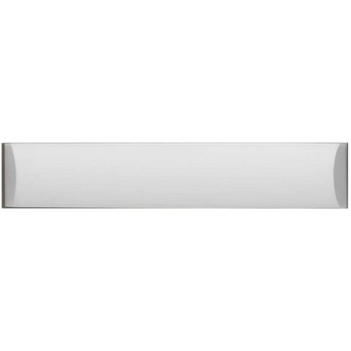 Signature 1 Light 25 inch Brushed Steel Vanity Light Wall Light, Medium