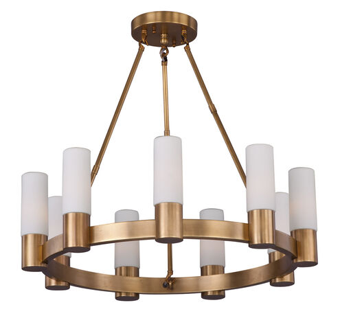 Contessa 9 Light 27 inch Natural Aged Brass Chandelier Ceiling Light