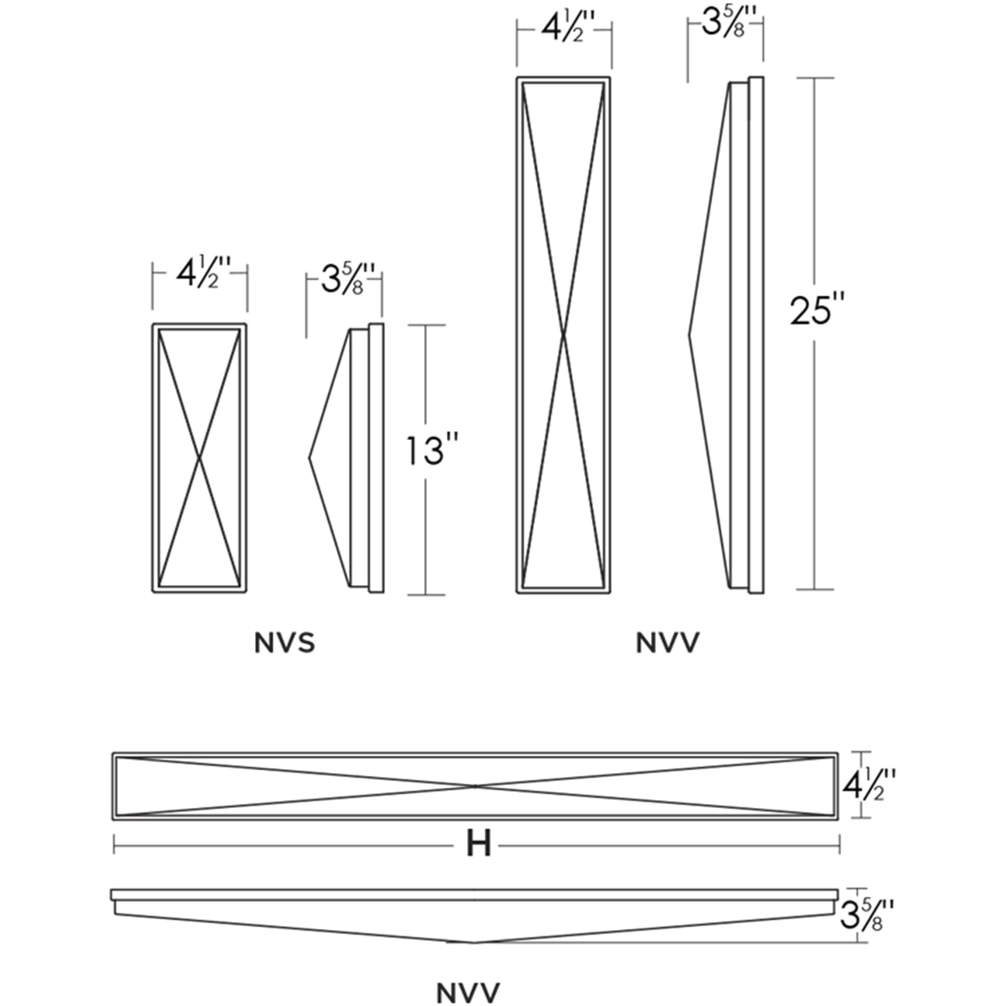 Novara LED 25 inch Satin Nickel Vanity Light Wall Light